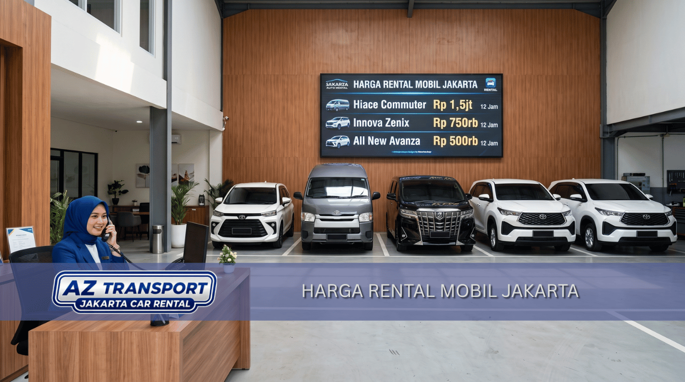 Harga rental mobil Jakarta dengan supir – A.Z Transportasi, garasi rental mobil modern
