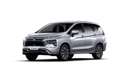 Mitsubishi Xpander putih untuk layanan sewa mobil Jakarta dengan driver profesional dari AZ Rent Car