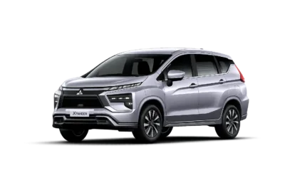 Mitsubishi Xpander putih untuk layanan sewa mobil Jakarta dengan driver profesional dari AZ Rent Car
