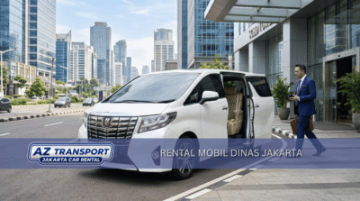 Rental mobil untuk dinas Jakarta – A.Z Transportasi, Alphard putih di SCBD